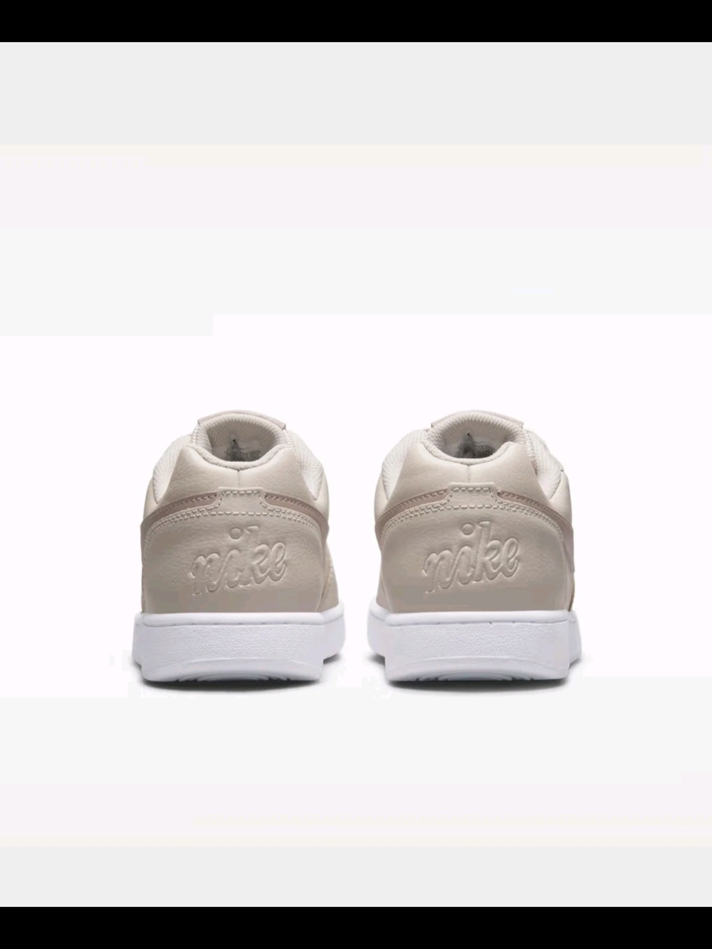 Nike Ebernon Low Womens 9.5/ Mens 8 ,Desert Sand/Taupe - Picture 4 of 5